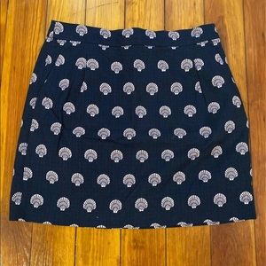 JCrew skirt with shells sz 4